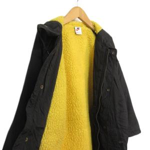90s NIKE ナイキ ボア ベンチコート 黒 ブラック size ユースXL 90s NIKE ナイキ ボア ベンチコート 黒 ブラック size ユースXL