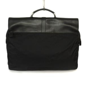 プラダ PRADA バッグ ビジネス ブリーフケース レザー ナイロン 黒 ブラック メンズ