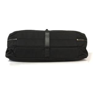 プラダ PRADA バッグ ビジネス ブリーフケース レザー ナイロン 黒 ブラック メンズ