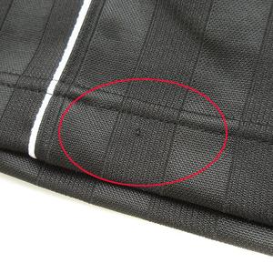 ブラック ストライプ ジャージジャケット adidas アディダス アウター メンズ トラックジャケット