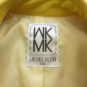 エムケー ミッシェルクラン MK MICHEL KLEIN テンセルナイロンツイルトレンチコート 40 黄 レディース