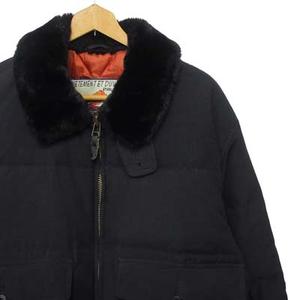 アバハウス ABAHOUSE 90s ダウンジャケット F 黒 メンズ