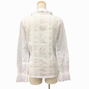 ルルオンザブリッジ Lulu On The Bridge シャツ ブラウス Vネック レース 長袖 白 ホワイト レディース 191 ベクトルパーク ルルオンザブリッジ Lulu On The Bridge シャツ ブラウス Vネック レース 長袖 白 ホワイト レディース 191 ベクトルパーク
