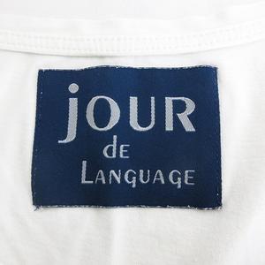 ジュール ド ランゲージ jOUR de Language Tシャツ カットソー 半袖 V 