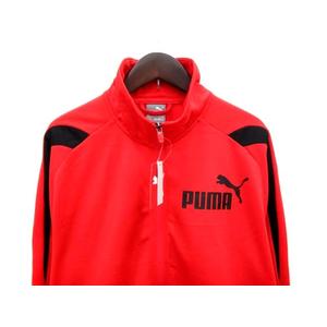 未使用品 プーマ PUMA ジャケット スタンドカラー ジップアップ S 赤 