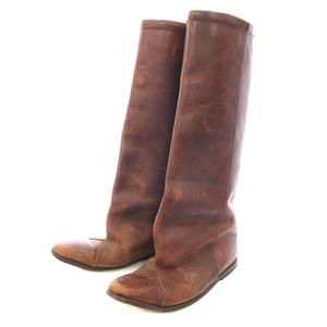 ズッカ zucca ブーツ ロング ナウシカブーツ レザー ラウンド