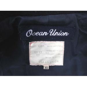 オーシャンユニオン OceanUnion Pコート ピーコート ショート XS 紺
