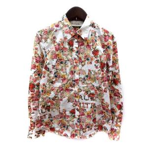 【Paul Smith 】美品ポールスミス 現行 チェルッティ ステッチ 花柄 ポールスミス PAUL SMITH 花柄 パッチワーク シャツ 長袖