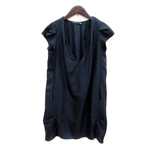 ティテ インザ ストア Tite In The Store ワンピース ミニ Vネック フレンチスリーブ 1 紺 ネイビー Mn レディース 195 ベクトルパーク