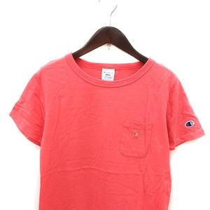 イーハイフンワールドギャラリー E Hyphen World Gallery チャンピオン Champion Tシャツ カットソー クルーネック ワンポイント 半袖 S ピンク Ms レディース 195 ベクトルパーク