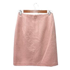 アナイ ANAYI タイトスカート ひざ丈 総柄 38 ピンク /MN レディース 