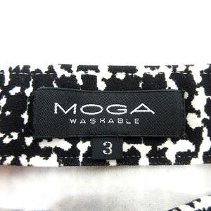 モガ MOGA タイトスカート ミモレ ロング チェック 3 黒 ブラック /MN  