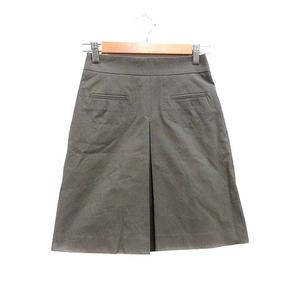 未使用品 23区 オンワード樫山 台形スカート ひざ丈 ワンボックス 32  