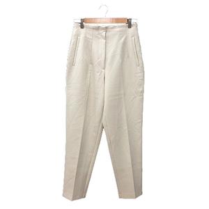 ザラ ZARA テーパードパンツ スラックス M 白 アイボリー /MN ZARAテーパードパンツ白
