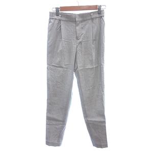 麻＊リネン＊グレー＊パンツ＊バンヤードストーム