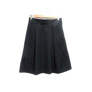バーニーズニューヨーク BARNEYS NEW YORK フレアスカート ひざ丈 40 