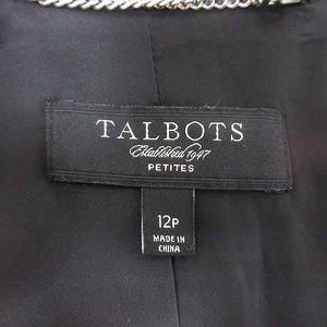 タルボット TALBOTS テーラードジャケット 総裏地 総柄 12P XL