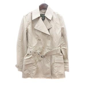 エディーバウアー EDDIE BAUER トレンチコート ダブル XS ベージュ /MN レディース