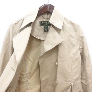 エディーバウアー EDDIE BAUER トレンチコート ダブル XS ベージュ /MN レディース