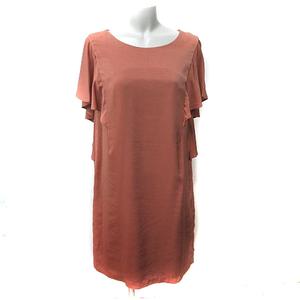 ロッソ ROSSO アーバンリサーチ ワンピース ひざ丈 半袖 F レンガ /YI レディース