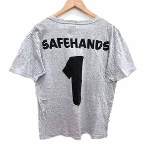 アールニューボールド R.NEWBOLD Tシャツ カットソー クルーネック プリント 半袖 L グレー /YK メンズ