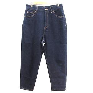 フリークスストア FREAKS STORE デニムパンツ ジーンズ テーパード 縦M横L 紺 ネイビー /AU レディース