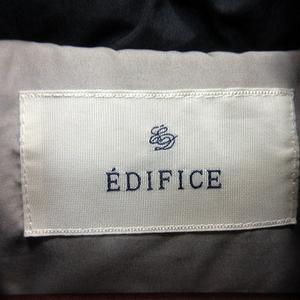 エディフィス EDIFICE ダウンベスト 総裏地 ジップアップ 48 紺 ネイビー /RT メンズ