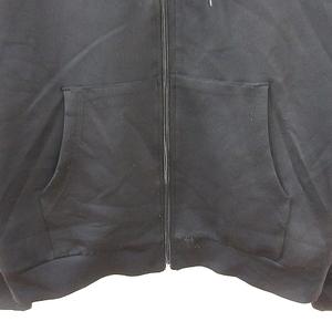 フィラ FILA パーカー ジップアップ プリント M 黒 ブラック /MN メンズ