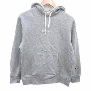 チャンピオン CHAMPION パーカー プルオーバー ロゴ刺しゅう 長袖 M グレー /YK メンズ