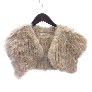 エフデ ef-de ボレロ ラビットファー 9 M ベージュ /AU レディース