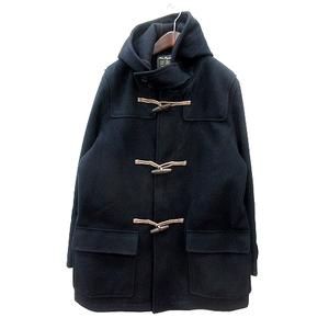 バックナンバー BACK NUMBER ダッフルコート ロング 総裏地 L 黒 ブラック /MN メンズ