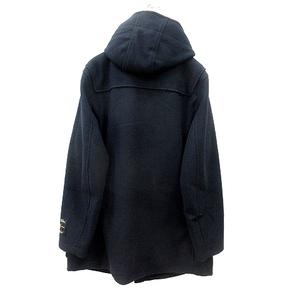 バックナンバー BACK NUMBER ダッフルコート ロング 総裏地 L 黒 ブラック /MN メンズ