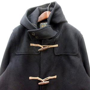バックナンバー BACK NUMBER ダッフルコート ロング 総裏地 L 黒 ブラック /MN メンズ