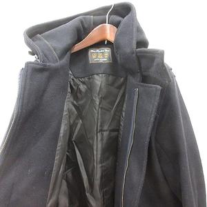 バックナンバー BACK NUMBER ダッフルコート ロング 総裏地 L 黒 ブラック /MN メンズ