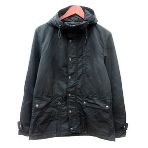 ナノ&コー nano&co パーカー ジップアップ 中綿 L 黒 ブラック /MN メンズ