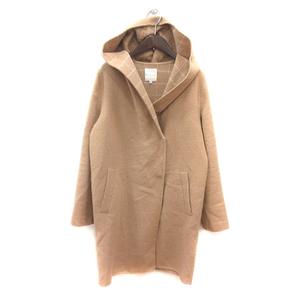 クミキョク 組曲 KUMIKYOKU コート フード ウール 2 ベージュ /MS レディース