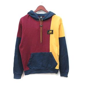 ニューバランス NEW BALANCE パーカー プルオーバー 長袖 M マルチカラー /YI メンズ