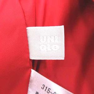 ユニクロ UNIQLO ダウンジャケット ジップアップ 総裏地 L 赤 レッド /YK ●RY メンズ