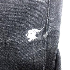 ラブレス LOVELESS パンツ デニム ジーンズ ストレート ロング 36 黒 ブラック /RT レディース