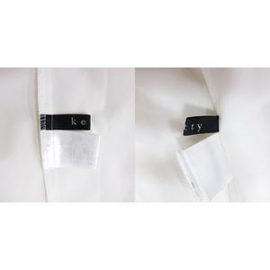 ケティ KETTY ブラウス レース 長袖 切替 2 M 白 ホワイト /MN レディース