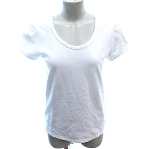 イエナ IENA カットソー Uネック 鹿の子 半袖 白 ホワイト /AU レディース