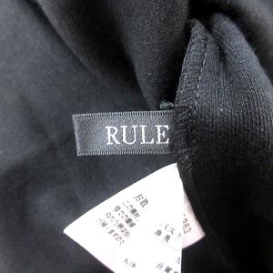 ルール RULe ワンピース タイト ひざ丈 半袖 M 黒 ブラック /RT レディース
