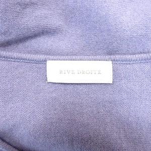 リヴドロワ RIVE DROITE ニット セーター Vネック カシミヤ ドルマンスリーブ 長袖 F 紫 パープル /AU レディース