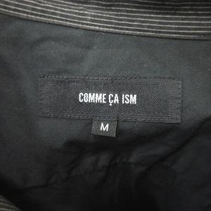 コムサイズム COMME CA ISM シャツ 長袖 M 黒 ブラック /YI メンズ