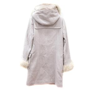 ミーア MIIA ダッフルコート ウール 総裏地 フォックスファー 2 M ピンク /MN レディース