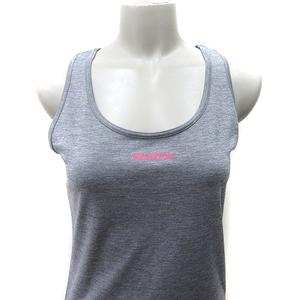 リーボック Reebok タンクトップ カットソー L グレー /YI ●RY レディース