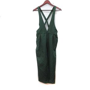日本ニット中央卸商業組合連合会 パンツ サロペット つなぎ 160 緑 グリーン /YI ●RY キッズ