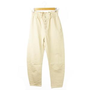 ザラ ZARA パンツ ツイル カジュアル ワイド テーパード ハイ