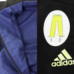 adidas　ラインブルゾン　ジャージ　Mサイズ アディダス adidas スポーツウェア セットアップ 上下 ジャージ