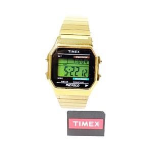 Supreme TIMEX INDIGLO ゴールド デジタル腕時計（Supreme